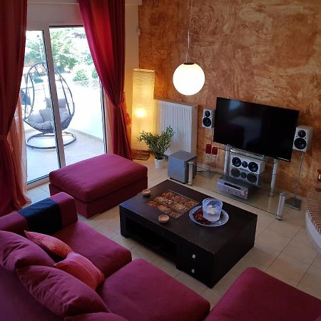 'Seaside Paradise' Elegant Apartment In Nea Makri Bagian luar foto